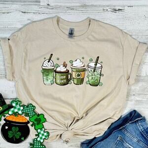St. Patrick’s Day Coffee Medium T-Shirt Womens
